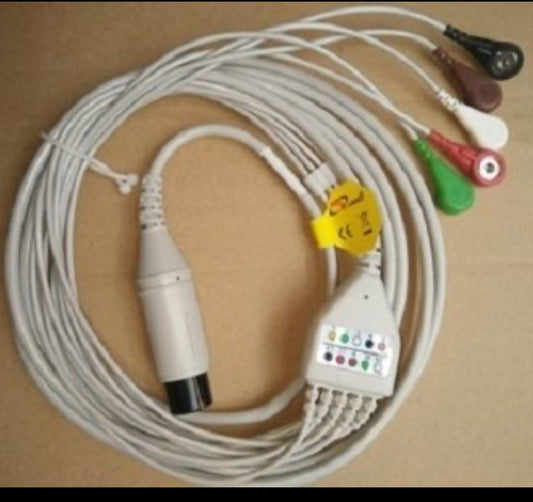 5 Leads ECG Cable