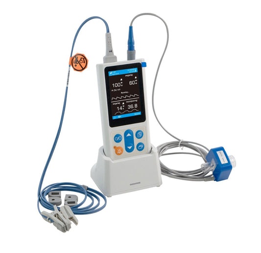 UVC02M 3.5” Veterinary Capnography Monitor - SPO2 PR RESP ETCO2(mainstream)