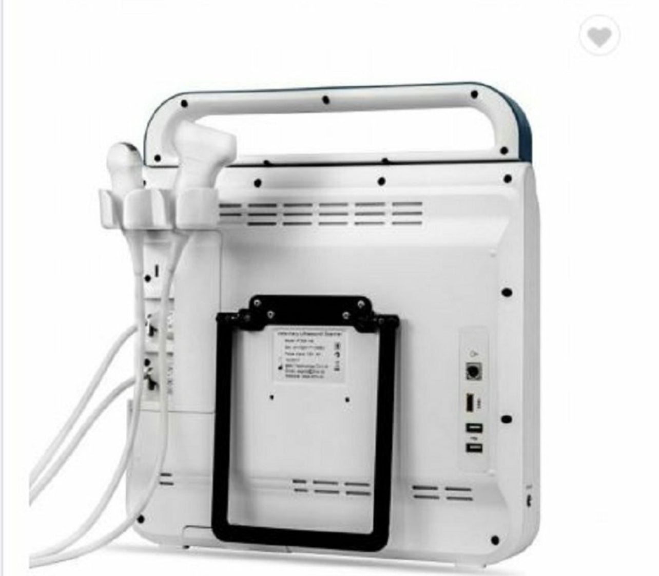 PT50A 15” Veterinary Touchscreen B/W Portable Ultrasound Scanner System